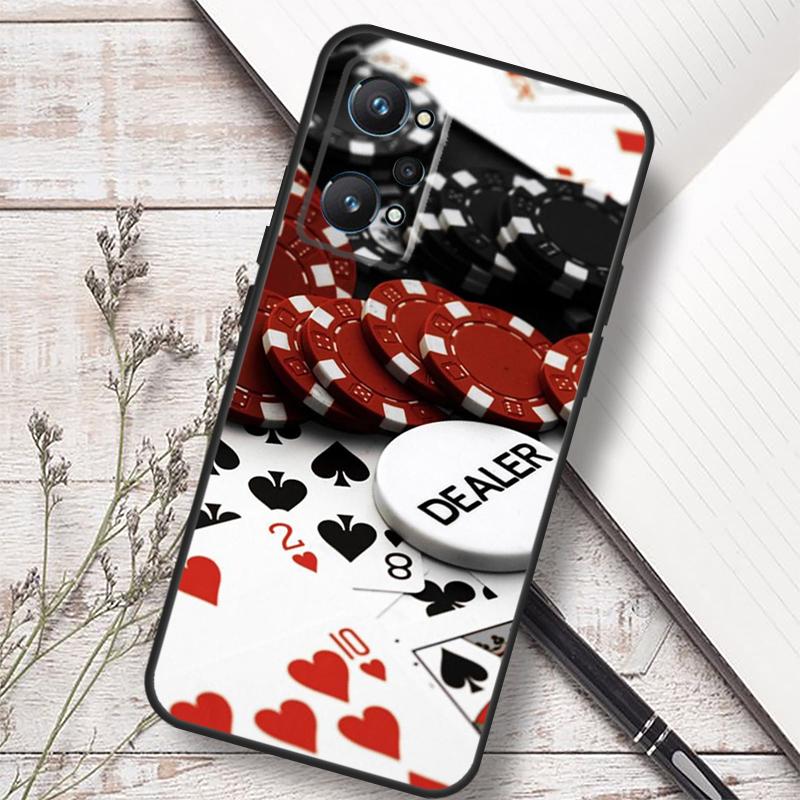Dices Poker Casino For Realme C75 C67 C61 C55 C53 C51 C21Y C25S GT 7 5 6 Pro GT 6T 10 11 12 13 14 Pro Plus Case