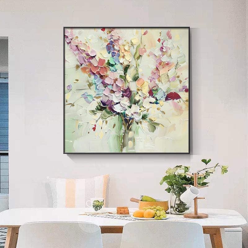 Modern Abstract Floral Wall Art for Living Room & Dining