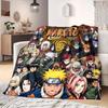 Naruto Comfortable Warm Printed Flannel Blanket, Fits Bedrooms, Sofas, Beds, Chairs, Picnics, Travel -HE9