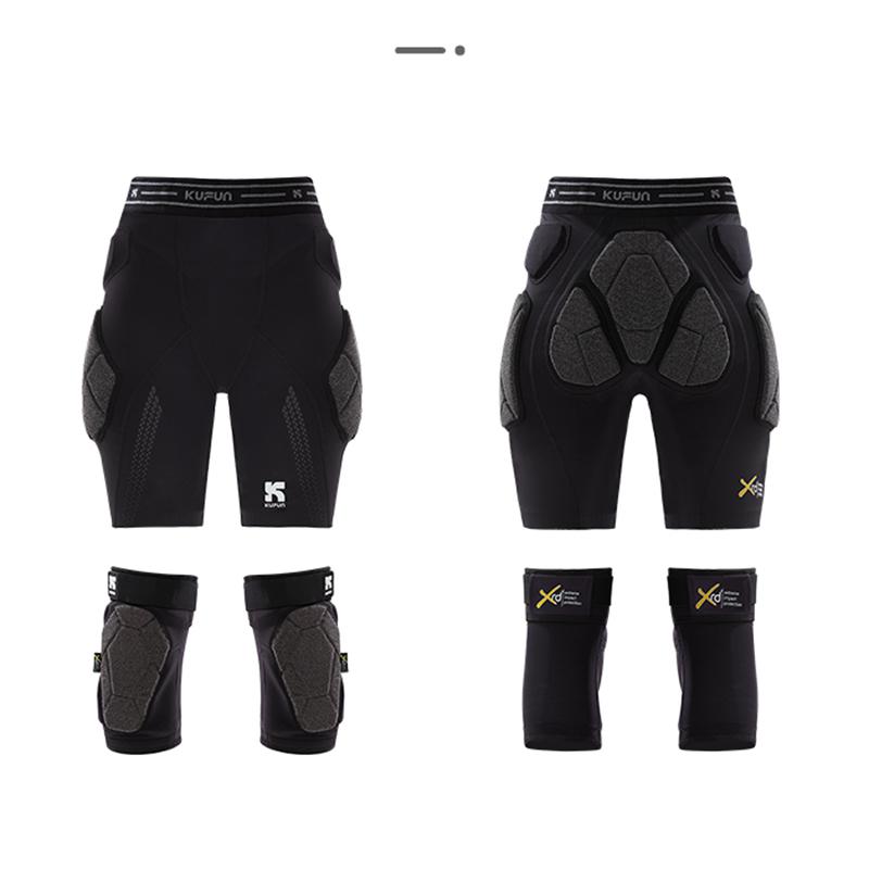 KUFUN Ski Hip Knee Protector Snowboard Inner Wear Anti Impact Protective Gear Equipment Kevlar Pad Shorts XRD Skateboard Skating