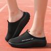 Women's Shoes New Lazy Shoes Women's Mesh Breathable Casual Shoes Thick-soled Ultra-light Half-drag Walking Shoes