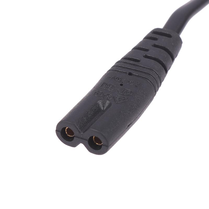 1Pc Eu Power Cord Eu Ac Power Cable Figure 8 C7 To Euro Eu 2Pin Ac Plug Power Cable Cord For Ps4 Xbox Ps5 Power Cord