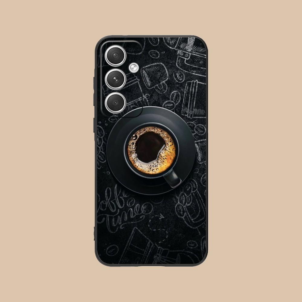 

Coffee Beans Matte TPU Mobile Phone Case for Samsung Galaxy S26 S25 S24 S23 S22 S21 S20 Note20 Plus FE Ultra Colorful Cover Galaxy Note20