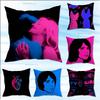 Tv Girl Who Really Cares Pillow Case Plush Pillow Cases Home Decoration Pillow Cover for Sofa Bed Chair Living Room