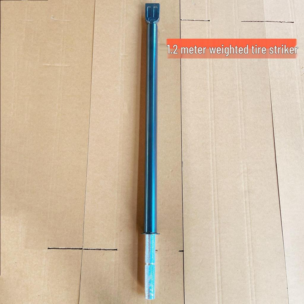 Large Rake Truck Tubeless Tire Disassembly Tool Set: Manual Lever, Three-Piece Tire Beading Removal Pry Bar.