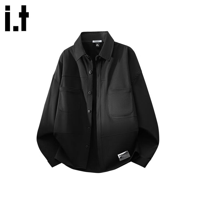 :CHOCOOLATEit Men's Japanese Retro Workwear Long Sleeve Shirt Jacket