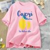 Capri Italy Lemon T Shirt La Dolce Vita Italian Girl T-Shirt Vintage Women Short Sleeve Lemon Clothes Streetwear Clothing