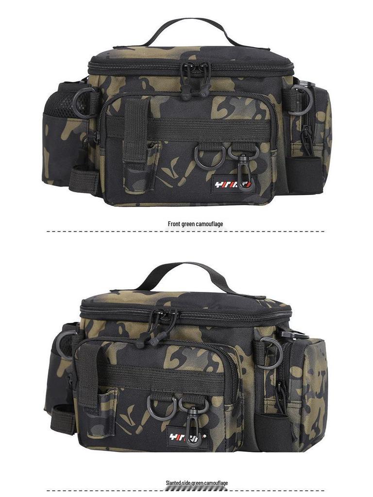 Wasserdichte Multifunktionale Angeltasche: Köder, Rute, Ausrüstung, Taille, Umhängetasche, Einzelschulter