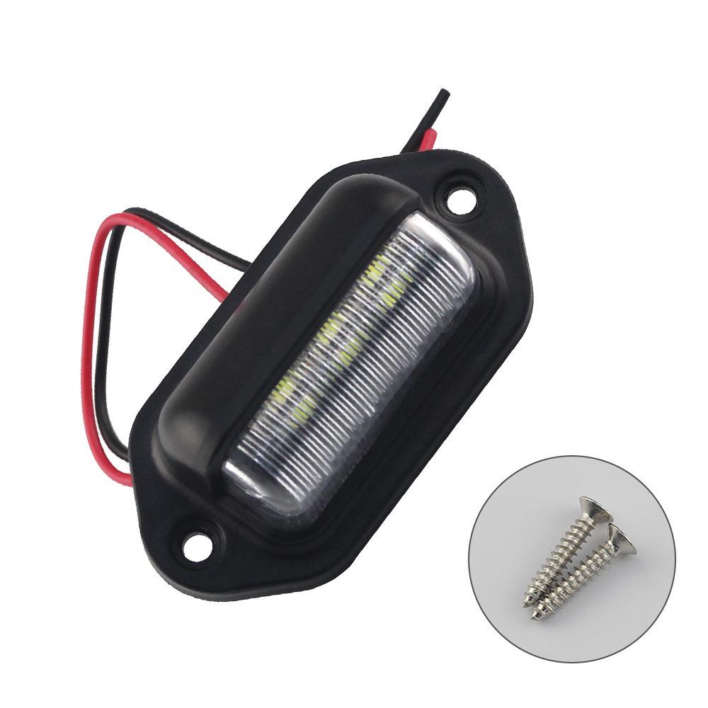 Universal 6LED 12V/24V Truck License Plate & Side Light