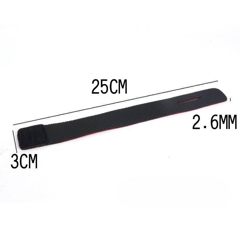 10Pcs Fishing Rod Tie Holder Strap Belt Tackle Elastic Wrap Band Pole Holder