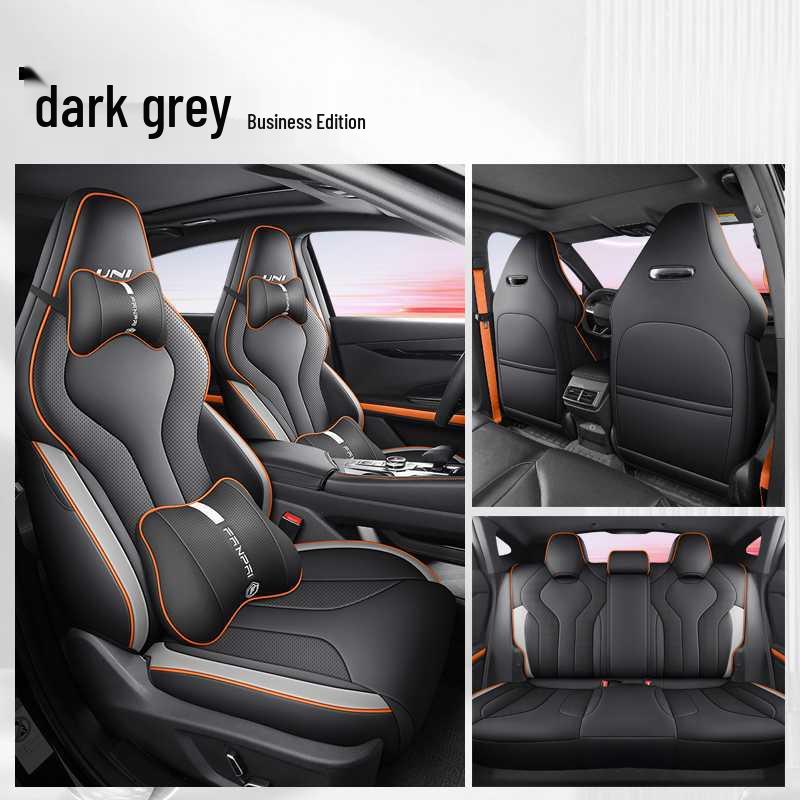 Breathable Perforated Seat Covers for 2023-2025 Changan Uni-V, All-Season Universal Fit.