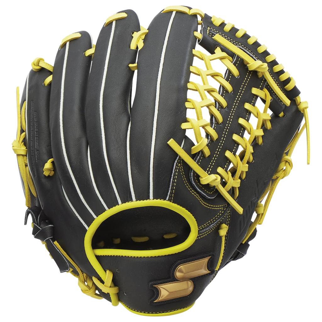 SSK Soft Baseball Wind Dream Series Baseball Bat WCG17525F Black x LY Tan L Outfielder's (9030) (Right-Handed Throw)