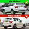 4PCS Car Mud Flaps Splash Guards Mudguards Car Mud Flaps Compatible with BMW X3 F25 2011 2012 2013 2014 2015 2016 2017
