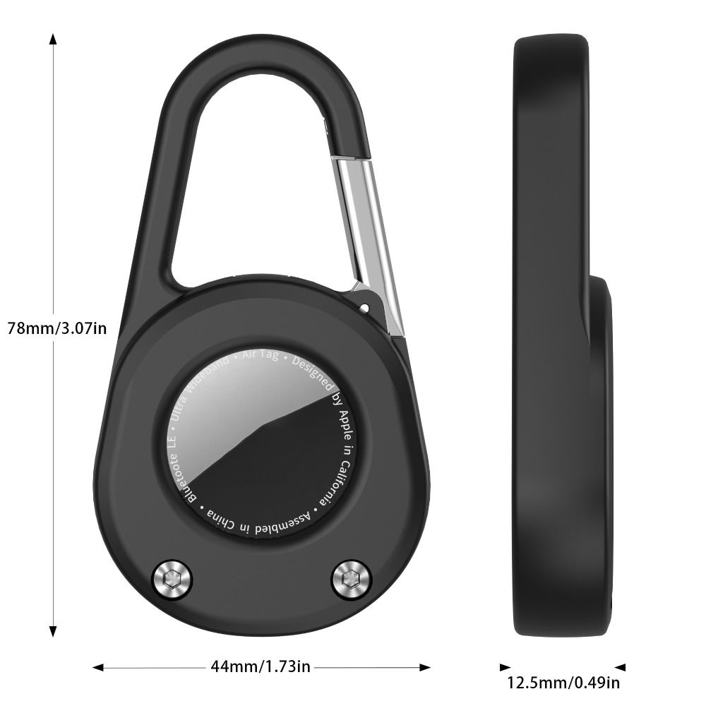 Carabiner Holder Case Keyring Portable Protective Cover for AirTag Adventure