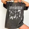 T-shirt Comfort Colors Jonas Brothers Tour Uomo Bambini Donna