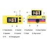 Magecam Digital Camera 180° Flip Screen Selfile Keychain Camera Retro Support Memory Card Hd Very Small Camcorder Video Recorder