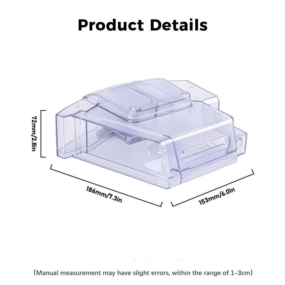 2 In 1 Water Tank Dust Box Replacement Part For Roborock Q8 Max Q8 Max+ Vacuum Cleaner Accessories HEPA Filter Dustbin Box Parts