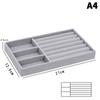 Velvet Jewelry Box Tray Storage Jewellery Holder For Ring Earrings Necklace Bracelet Display Box For Jewelry Classification Box