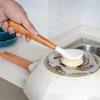 Pot Brush Non-Slip Handle Sturdy Bristles Pot Cleaning Brush Kitchen Sinks Pans Pots Plates Dish Brush with Hanging Loop