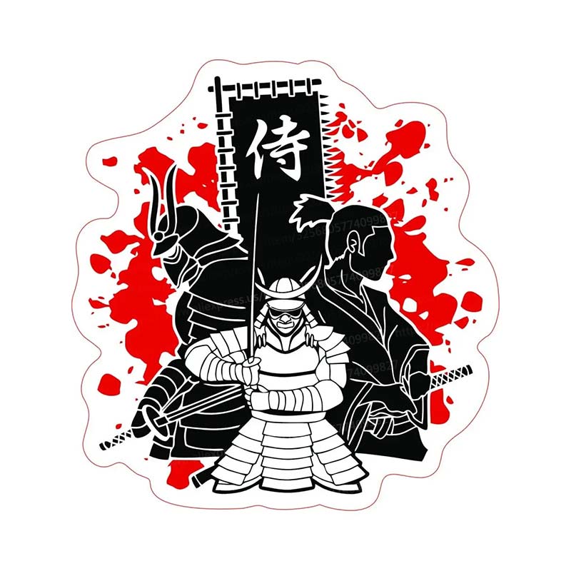 For Personality Samurai Car Sticker Vinyl Decal Waterproof Window Motorcycle Camper Bumper Truck Laptop Decoration SH502