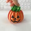 3D Printed Pumpkin Figurines Halloween Ghost Pumpkin Man Spiral Cone Helix Screw Rotating Pyramid Desk Ornaments Halloween Decor