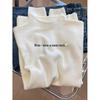 2024 Winter Slim-Fit High Neck Knit Top: Simple Solid Color