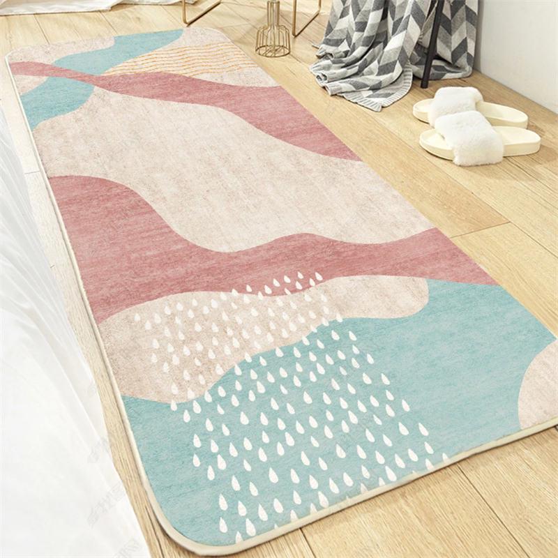 Cozy Bedroom Bedside Carpet: Cute Celebrity-Inspired Floor Mat for Living Room or Coffee Table