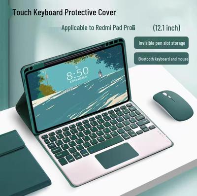 Redmi Pad Pro 12.1 Wireless Bluetooth Keyboard Protective Case with Spanish Language Support