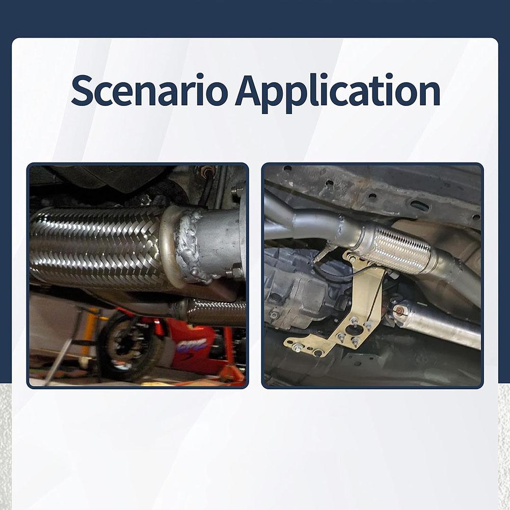Vehicles Flex Pipe Accessories Adjustable Car Excellent Flexible Long-lasting Smooth Stainless Steel Versatile