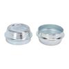 2 buc 48mm Capac de praf pentru butuc de remorcă Oțel galvanizat Capac de ungere pentru butuc roată remorcă Înlocuire pentru butuc roată remorcă Alko