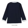 Plus Size Pure Cotton Polo Shirt - Early Autumn Long-Sleeve with Turn-Down Collar for Middle-Aged Women
