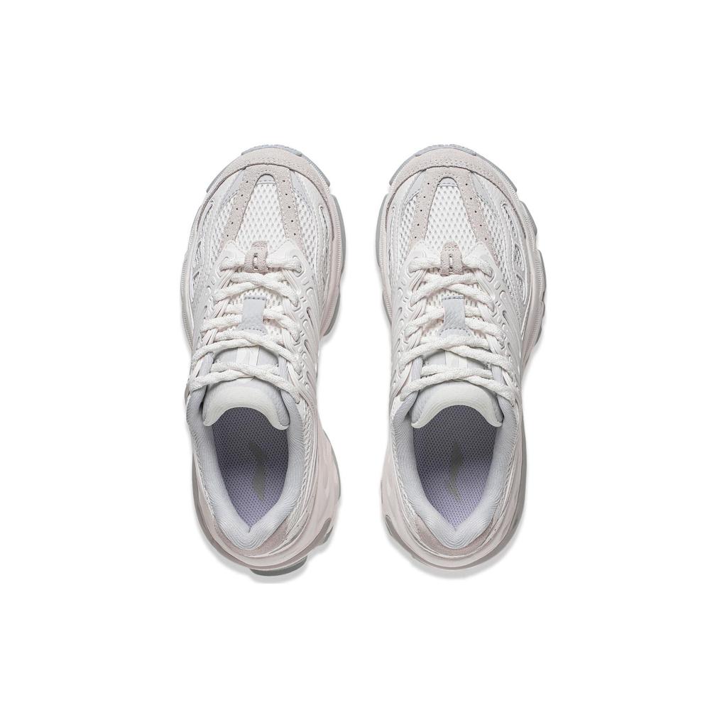 LiNing Nanshan Lightweight High Resilience Thick Sole Increased Height Wear Resistant Shock Absorbing Non Slip Low Top Casual Shoes AGCT470-1