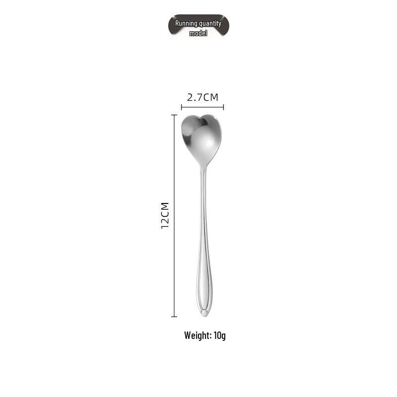 Cherry Blossom Stainless Steel Long Handle Coffee Spoon