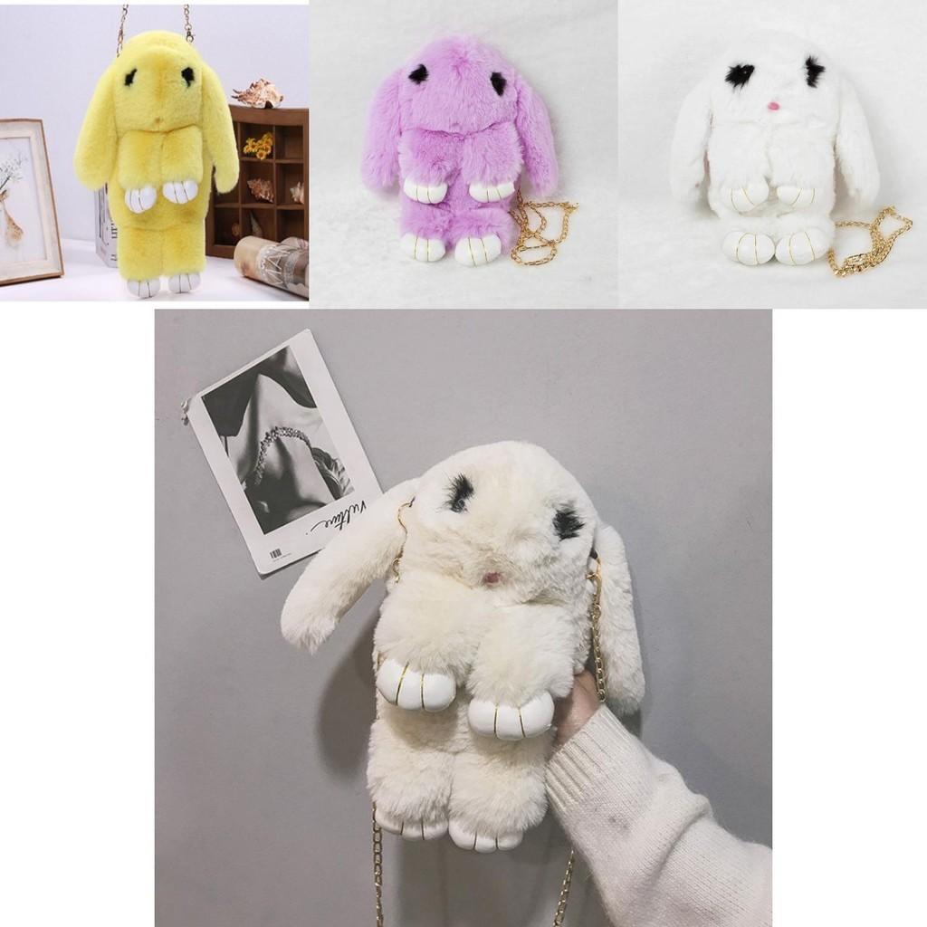 Entzückende Hasen-Geldbörse Tragetasche Häschen Rucksack Umhängetasche für tägliche Abenteuer