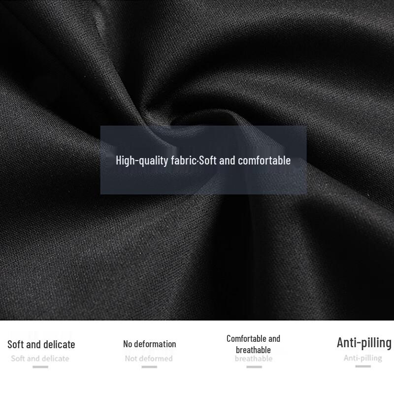 ROMON Men's Elastic Wrinkle-Resistant Straight-Leg Business Casual Pants