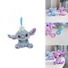 Kuscheliger Disney Lilo Stitch 3,9 Zoll Angel Plüsch-Schlüsselanhänger Weiche Stoffpuppe Kinder Weihnachtsgeschenk