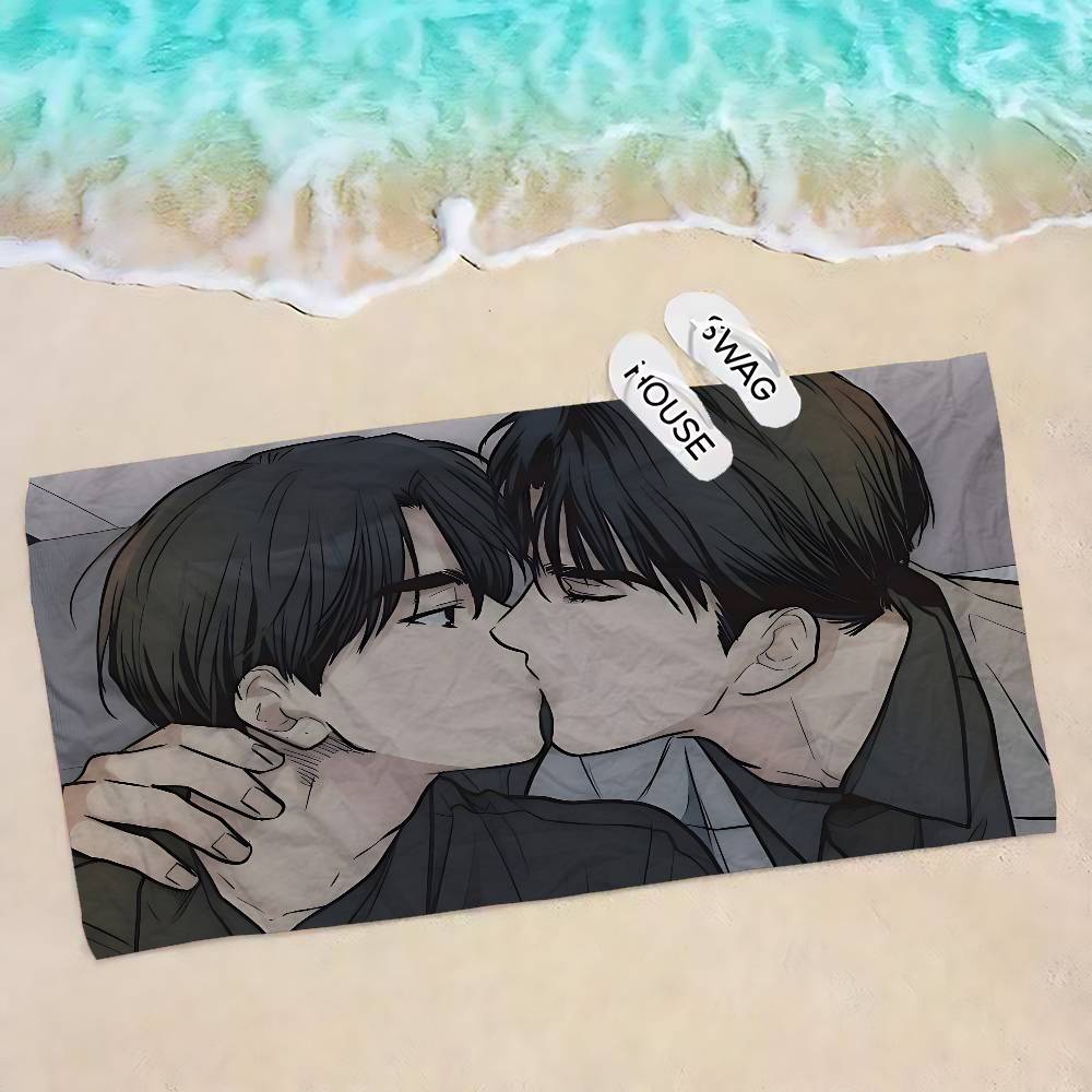 Bl Anime Vergeltung Strandtuch Bunte Handtücher für Mädchen Mikrofaser Schnelltrocknend Sandfrei Strand Yoga Spa Fitnessstudio Pool