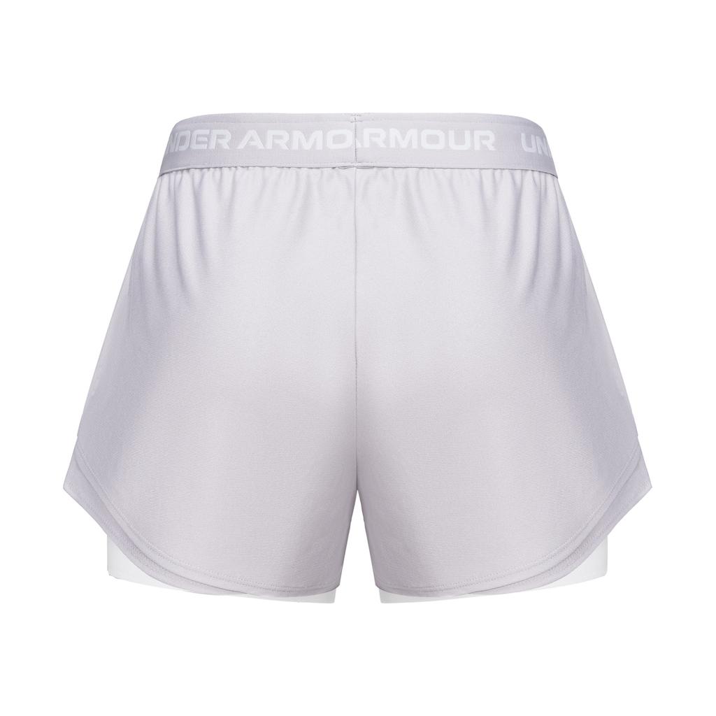 Under Armour Tech Play Up 2 In 1 Hyrox Training Running Fitness Soft Comfortable Loose Breathable Sports Shorts Women Shorts 6011111-009