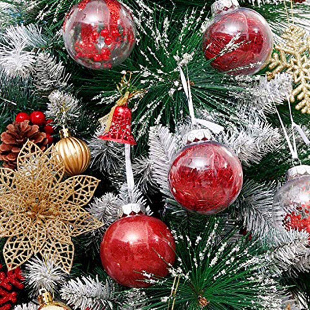 24pcs 6cm Painted Christmas Balls Set Christmas Tree Pendant  Indoor Outdoor Decoration