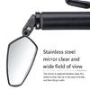 Long Handle Bicycles Mirroring Revolving Safety 360 Degree Rearview Mirroring for Versatiles Cycling Conditions