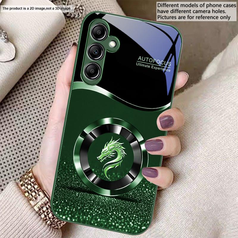 Purple new dragon head For Samsung A20 30 22 23 24 25 26 31 32 33 34 35 42 50 51 52 53 54 55 56 70 71 72 73 glass phone case