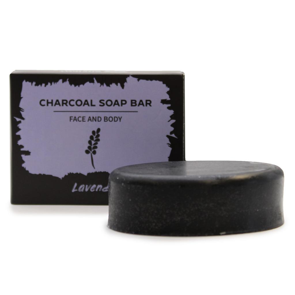 Activated Charcoal Soap Lavender 85g