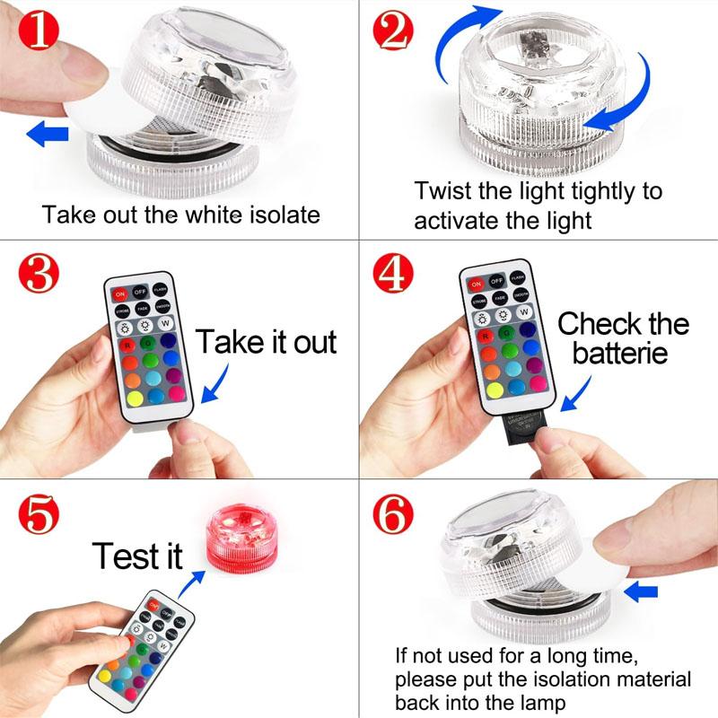 Wireless LED Car Interior Ambient Light Remote Control 13 Colors Diamond Diving Light Auto Roof Foot Atmosphere Lamp Decoration