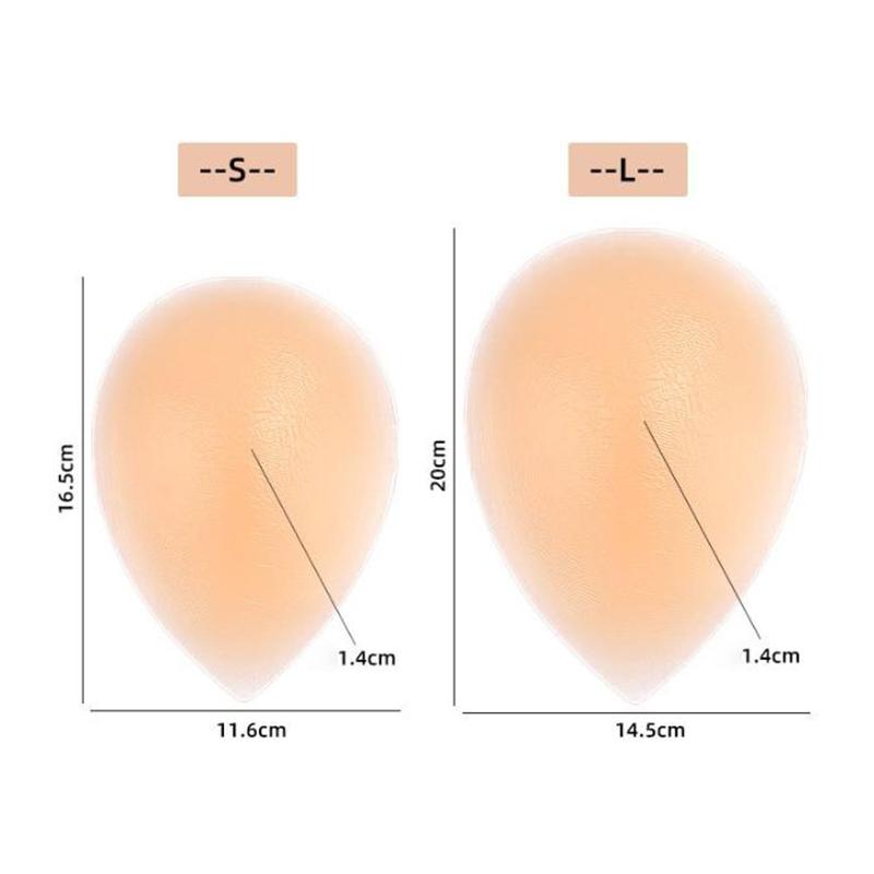 New 1 Pair Buttocks Enhancers Comfortable Removable Push Up Buttocks Contour Hip Silicone Butt Pads Men Women Fake Butt Pads