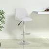 Vidaxl Bar Stool, White, Faux Leather