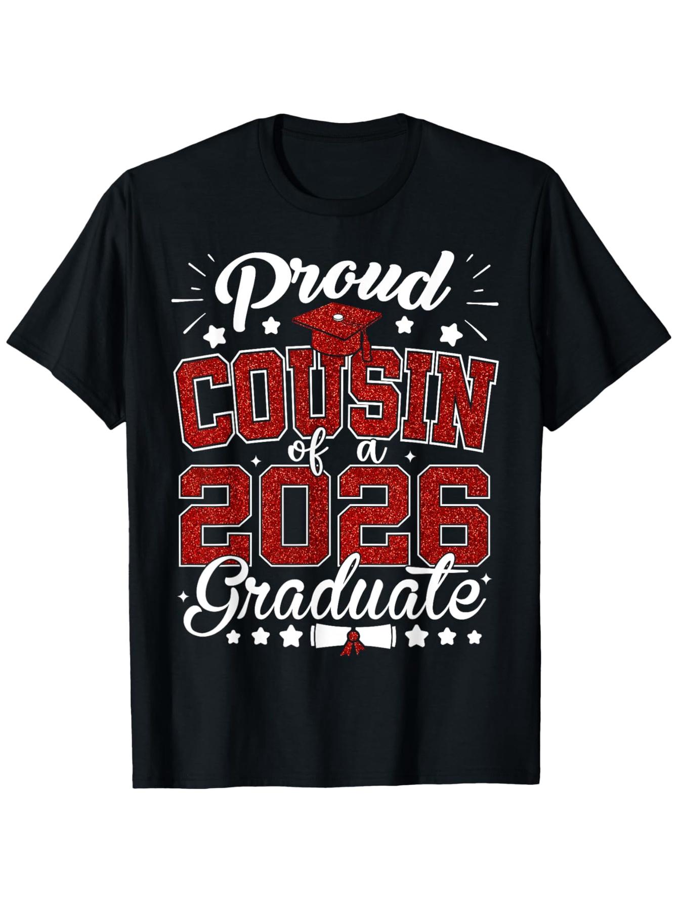 Proud Cousin of A 2026 Graduate Senior 2026 Graduation T-Shirt S разноцветный