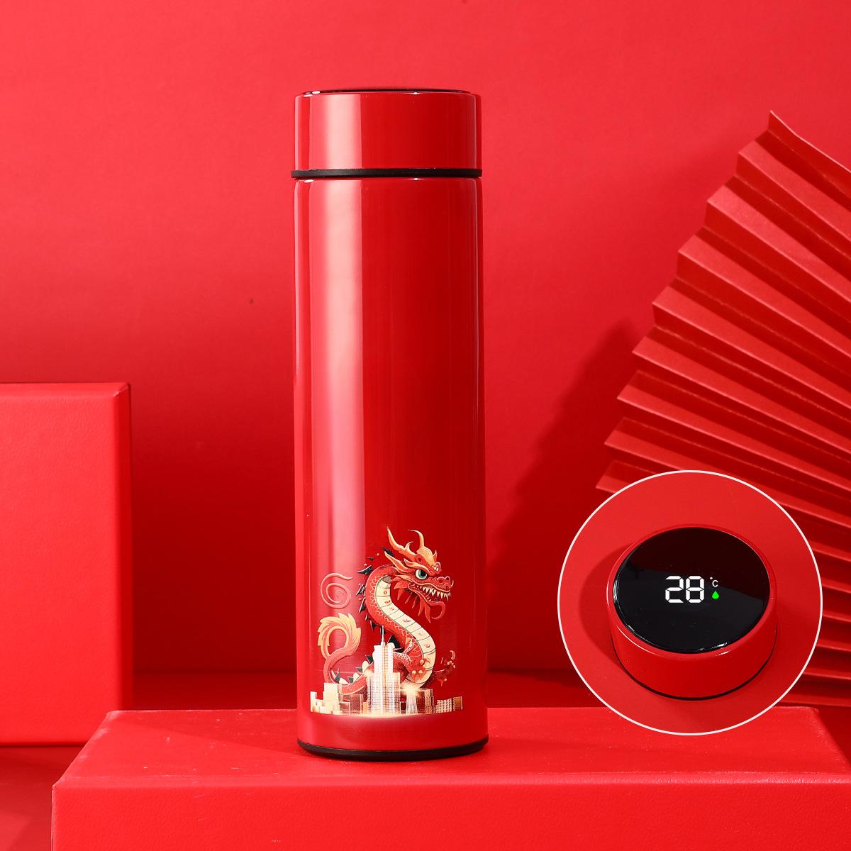 

Интеллектуальная термочувствительная чашка-термос. Чашка национального прилива. Новогодний подарочный кубок. Дополнительные мероприятия в ознаменование церемонии вручения за руки. 500ml