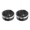 RV Air Conditioner Vent 2 Pcs Adjustable Roof Round Vent Ventilation Outlet for Car Yacht Bus Truck