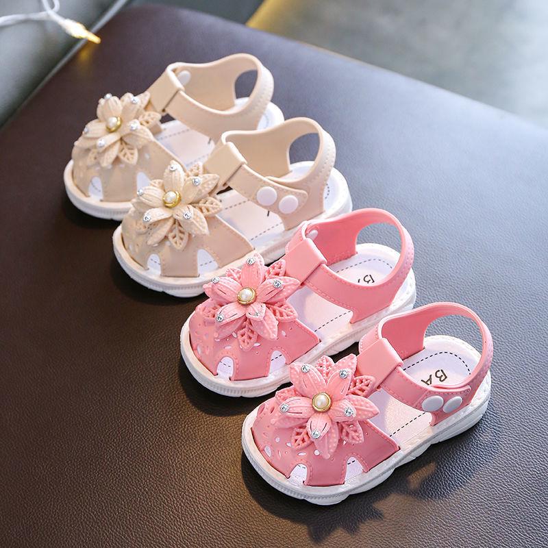 2025 Summer Non-slip Soft Sole Sandals for 1-3 Year Old Girls - Baby Princess Toddler Shoes