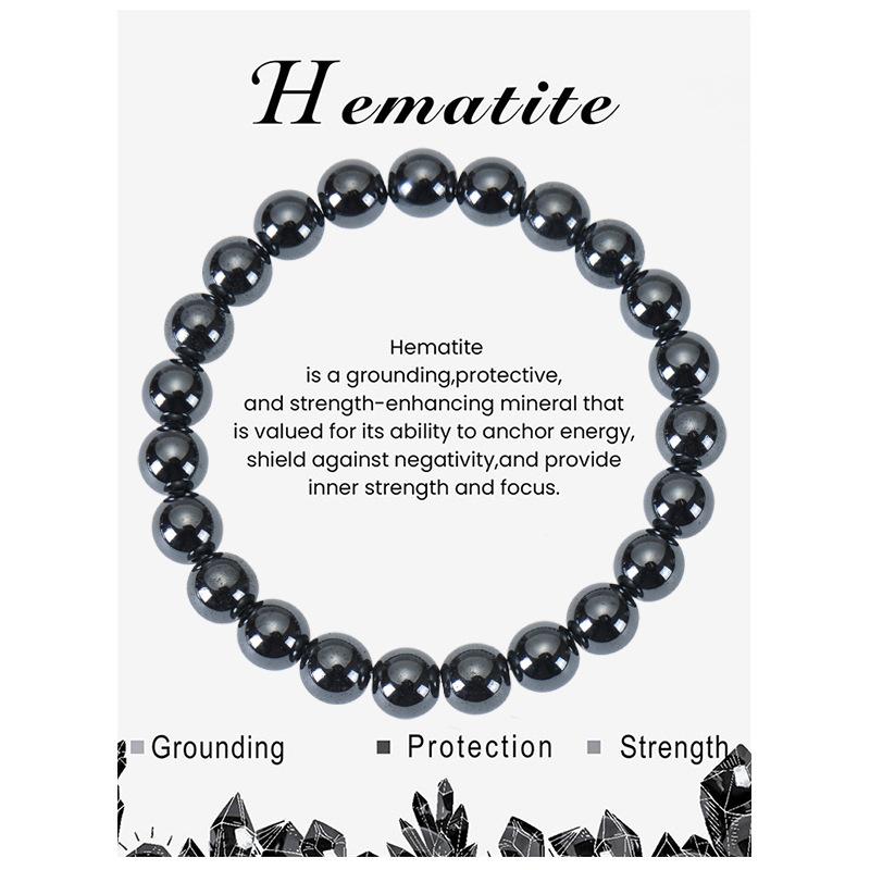 Natural Stone Beaded Bracelets With Card 8mm Apatite Amethysts Carnelian Tiger Eye Stone Stretch Bracelets For Women Men